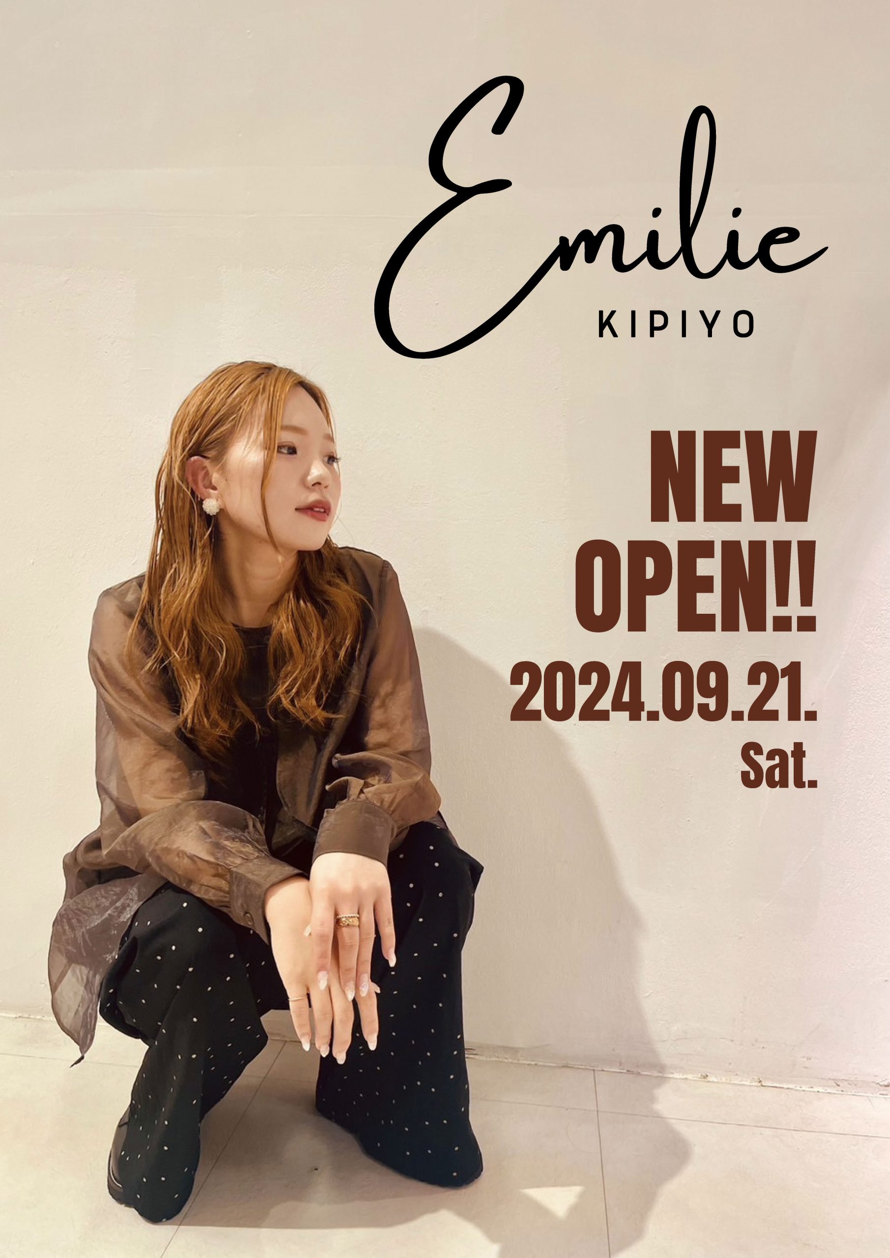 写真：9/21(土)OPEN! Emilie・KIPIYO