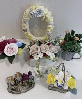 ロゴ：華やか粘土工芸